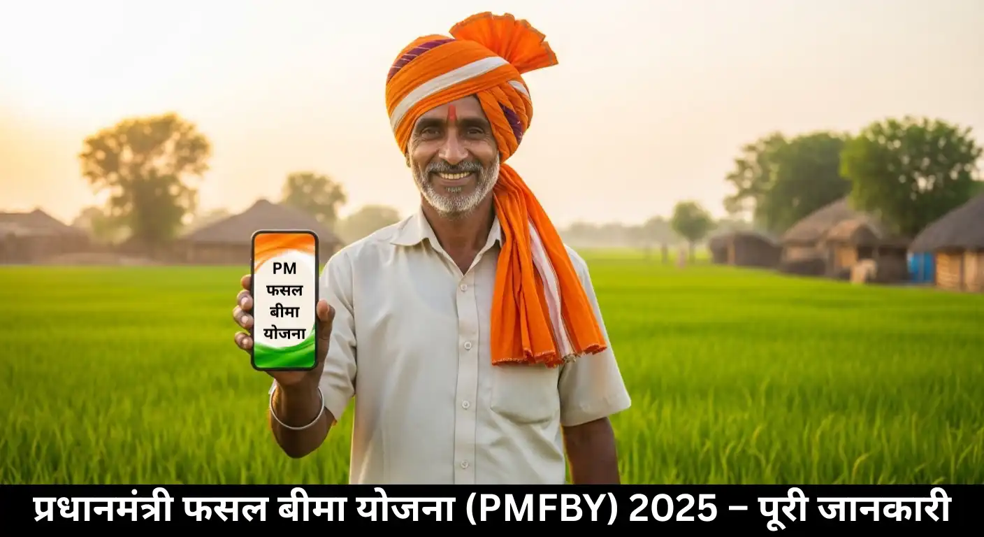 प्रधानमंत्री फसल बीमा योजना (PMFBY) 2025 – पूरी जानकारी, Apply Online, लाभ, पात्रता, दस्तावेज़