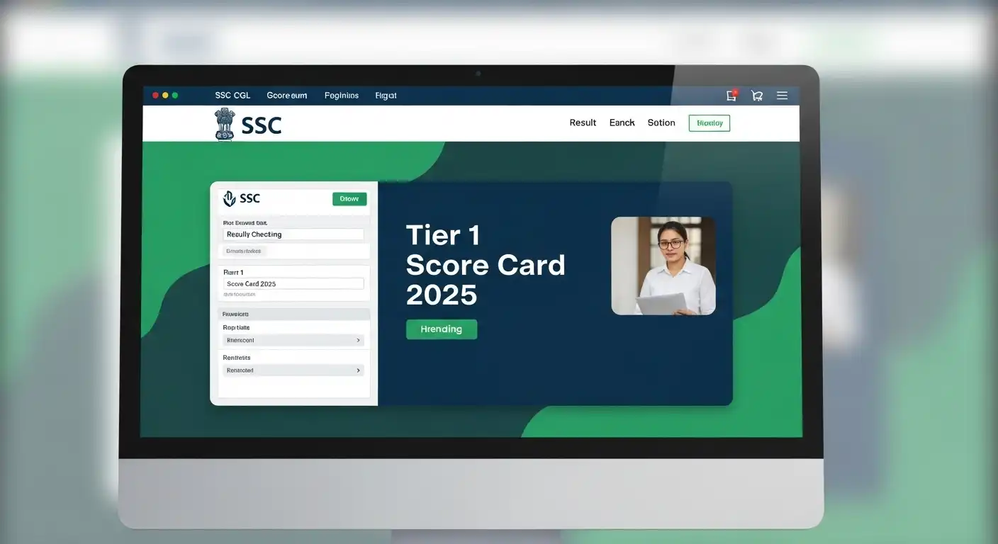 SSC CGL Score Card 2025 Download – Tier 1 Marks & Result Update